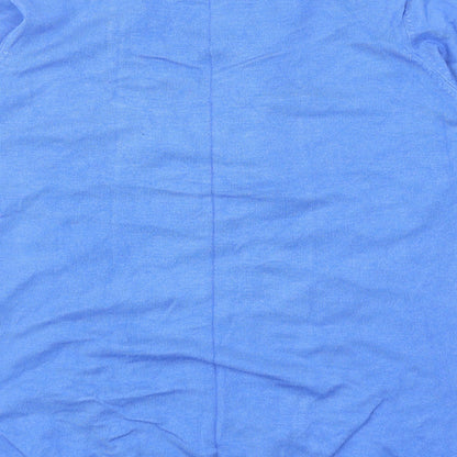 Womens UK Size M EWM Blue Cardigan Jumper