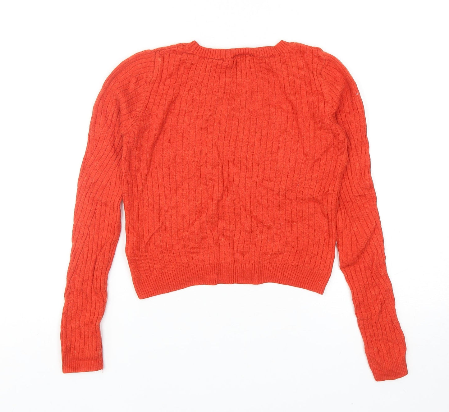 Womens UK Size 8 New Look Red Pullover Jumper