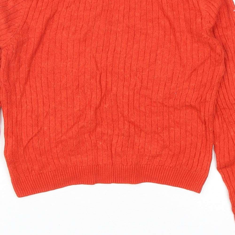 Womens UK Size 8 New Look Red Pullover Jumper