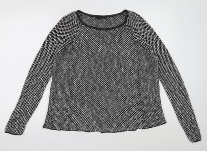 Womens UK Size 8 Zara Black Pullover Jumper