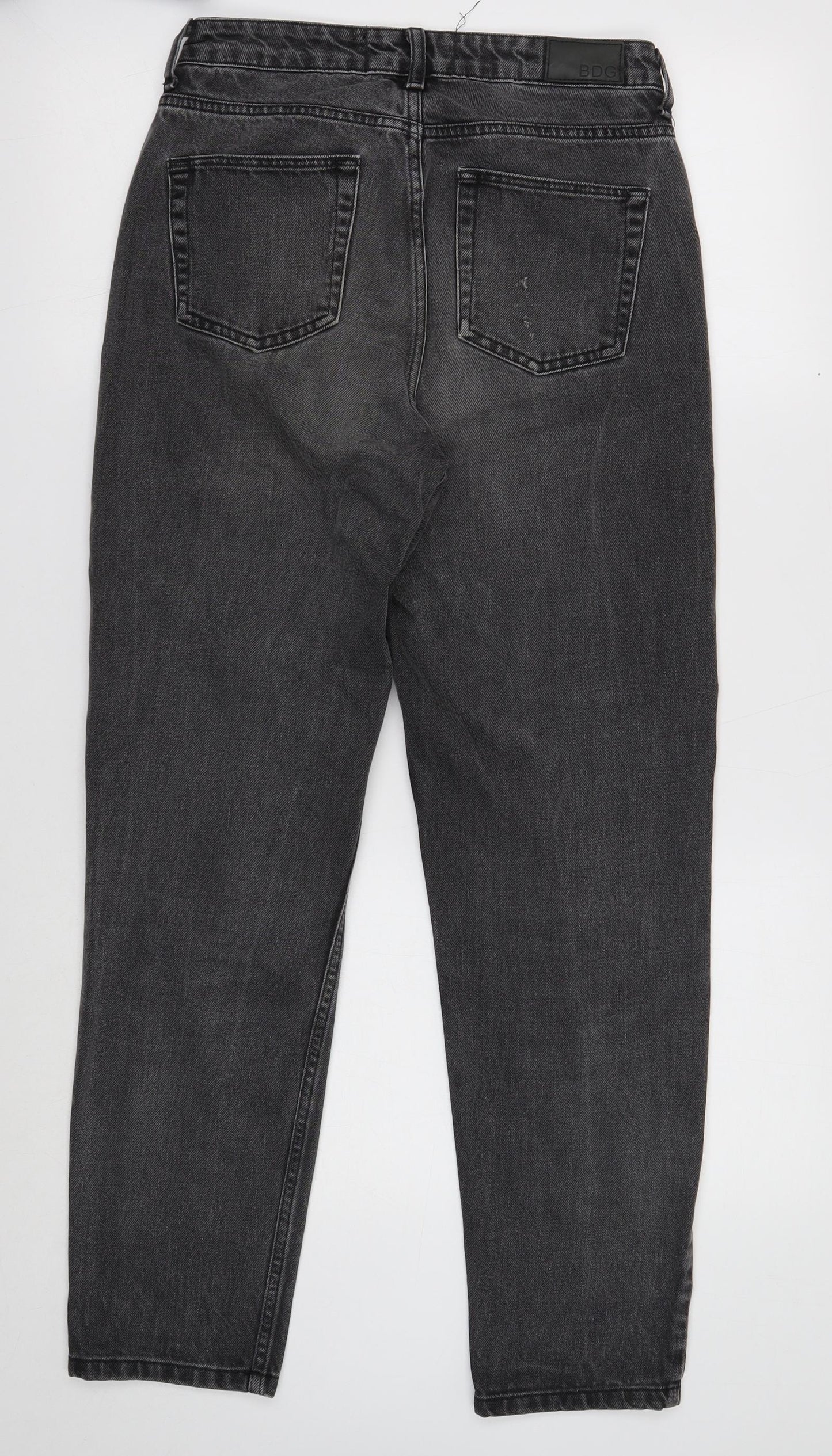 BDG Mens Grey Cotton Straight Jeans Size 28 in L32 in Regular Button
