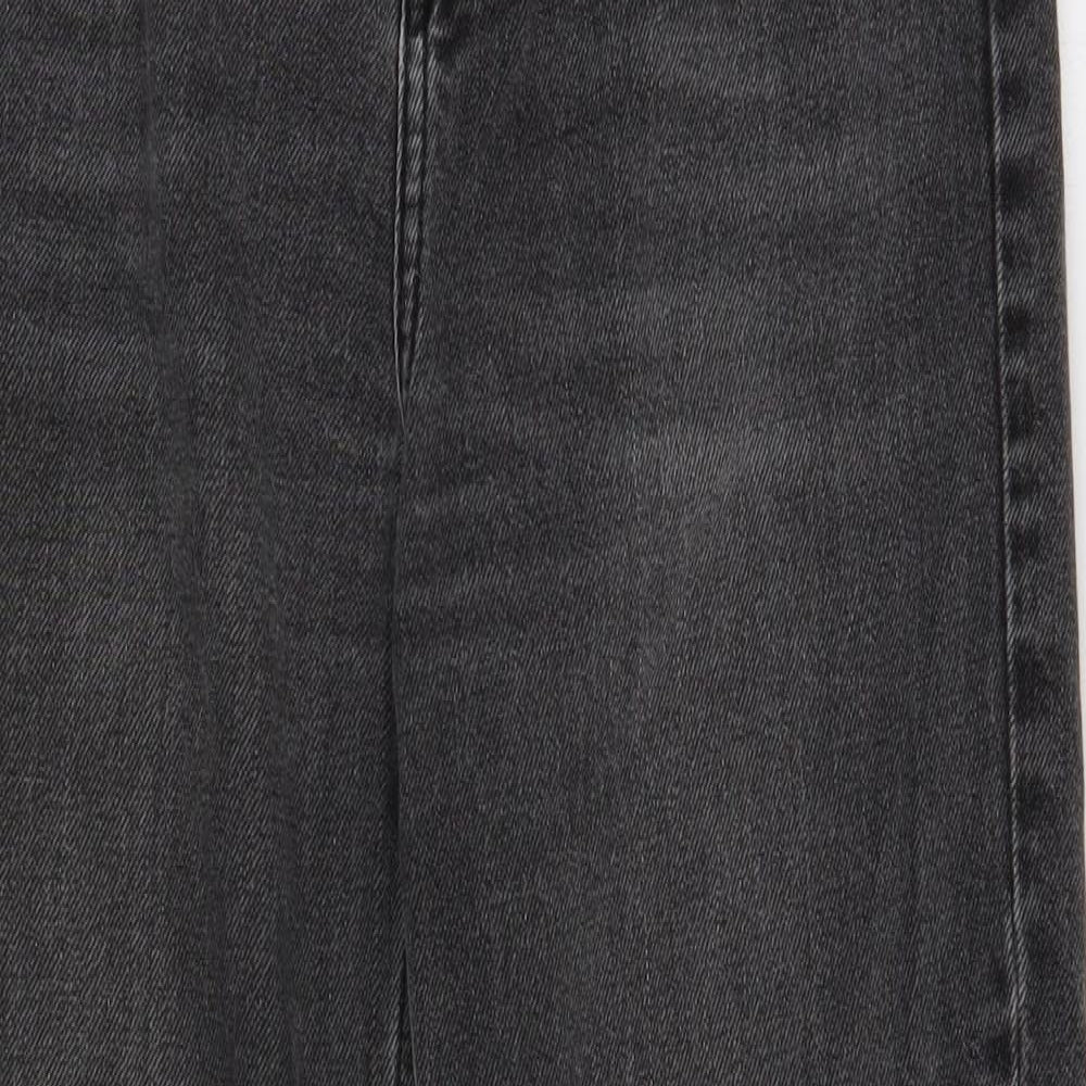 BDG Mens Grey Cotton Straight Jeans Size 28 in L32 in Regular Button
