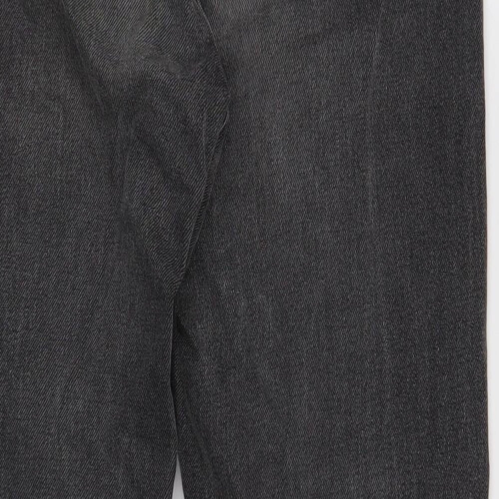 BDG Mens Grey Cotton Straight Jeans Size 28 in L32 in Regular Button