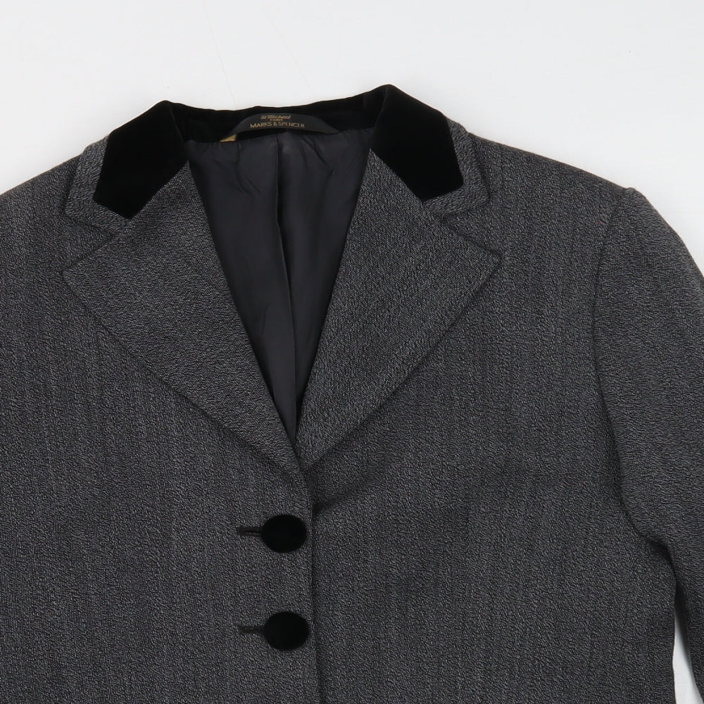 Womens UK Size 12 Marks and Spencer Grey Jacket