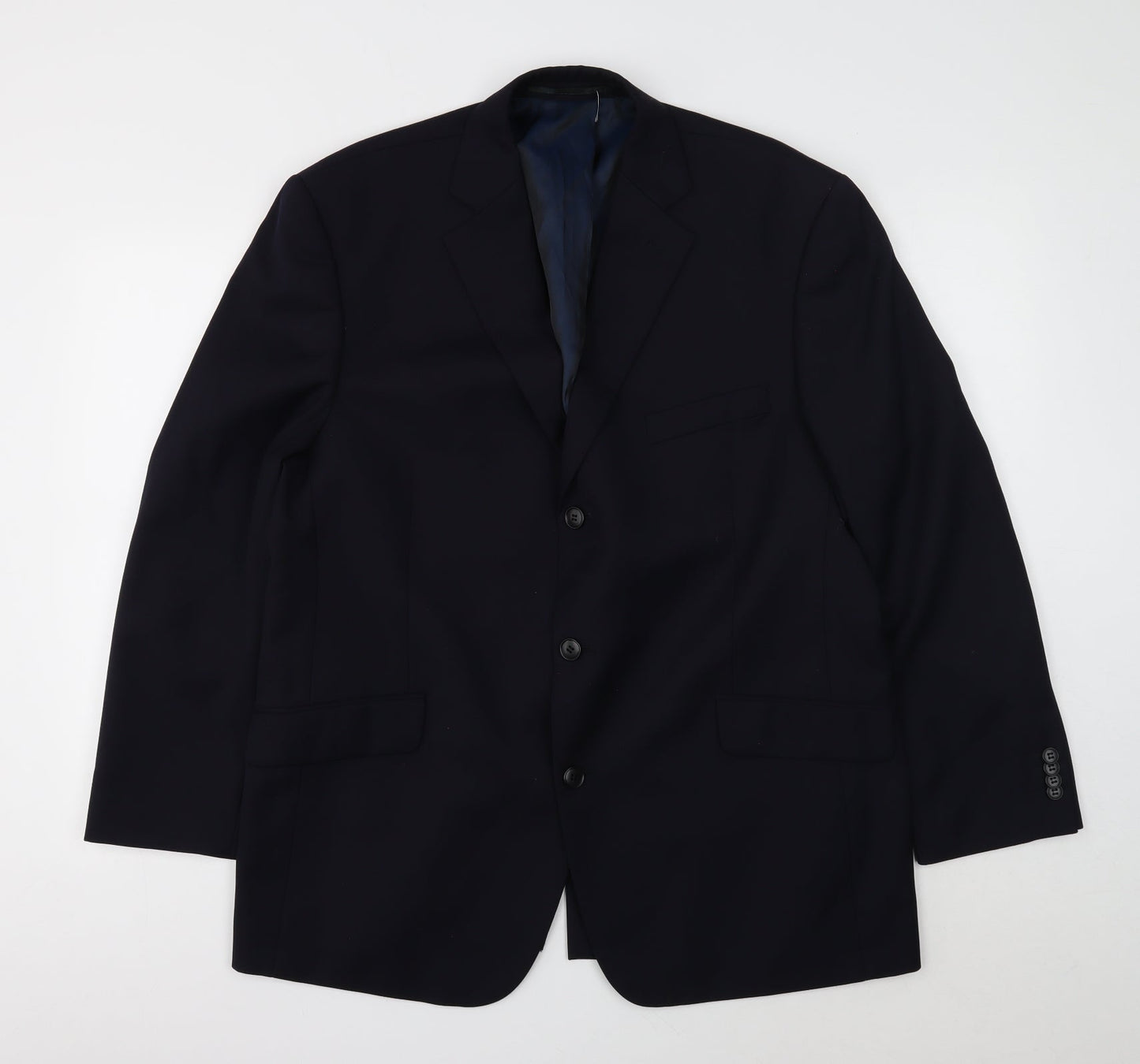 Mens UK Size 44 Preworn Regular Blue Suit Jacket