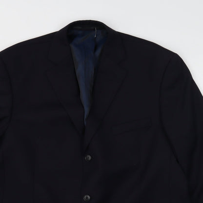 Mens UK Size 44 Preworn Regular Blue Suit Jacket