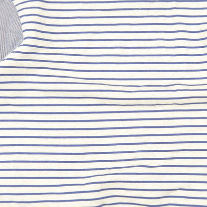 Matalan Boys Blue Striped Cotton Pullover Sweatshirt Size 12-13 Years Pullover