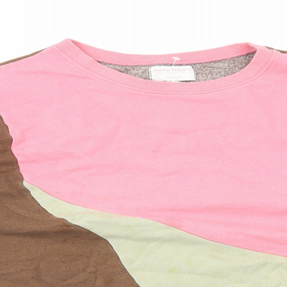 Womens UK Size L Pull&Bear Multicoloured Pullover Sweatshirt