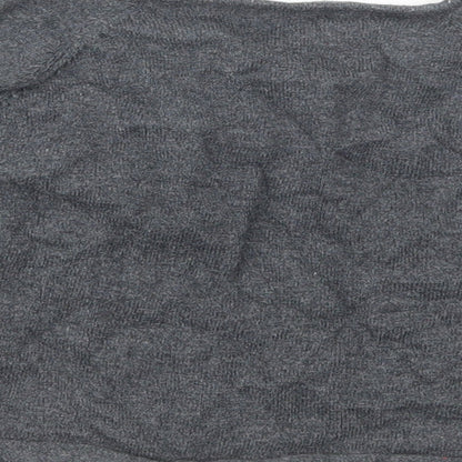La Redoute Girls Grey Cotton Cardigan Jumper Size 12-18 Months Button