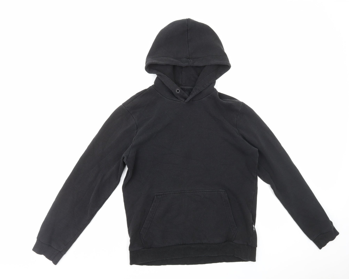 Mens UK Size S ONLY & SONS Black Pullover Hoodie
