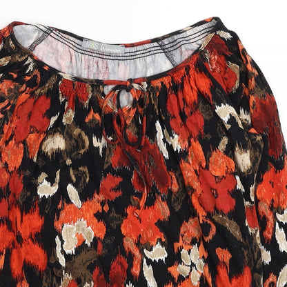 Womens UK Size 8 Marks and Spencer Red Basic Blouse