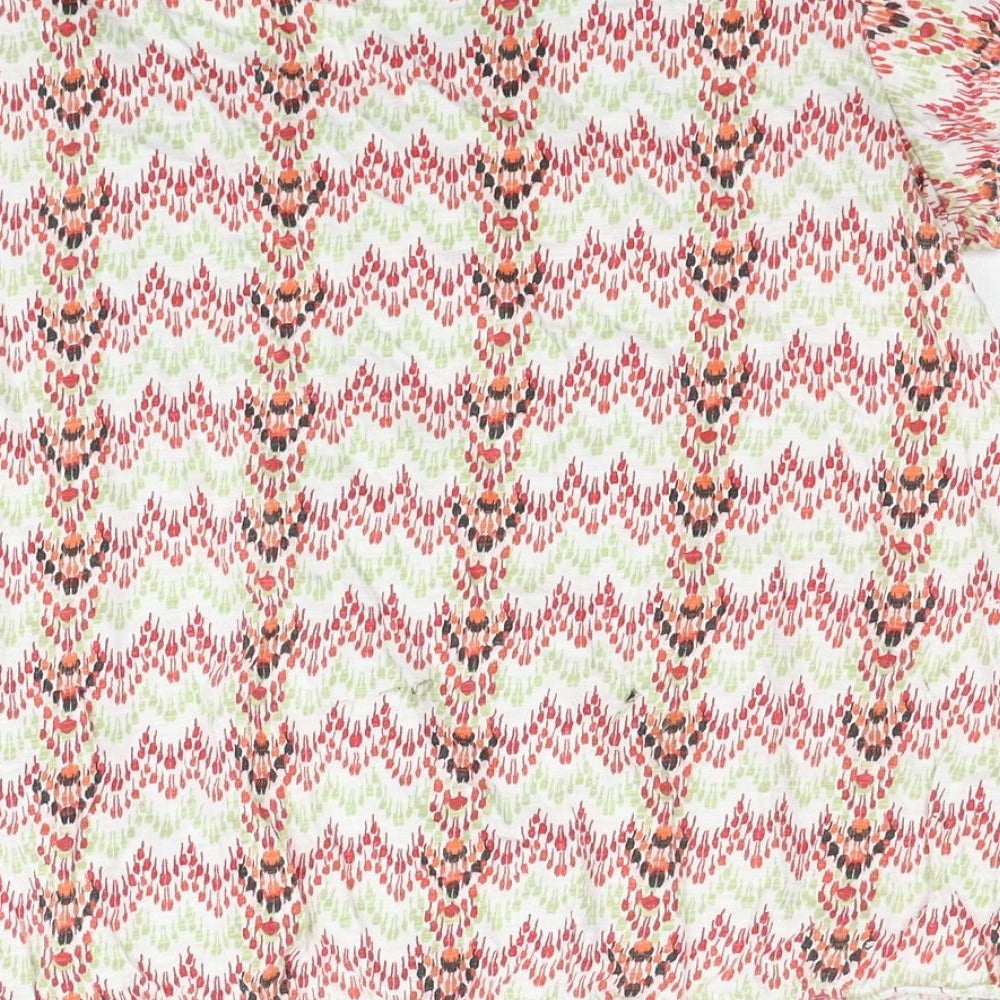 Womens UK Size 14 BHS Multicoloured Basic T-Shirt