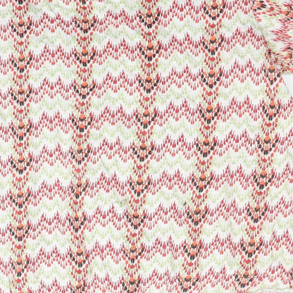 Womens UK Size 14 BHS Multicoloured Basic T-Shirt
