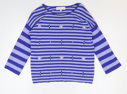 Womens UK Size 10 NEXT Blue Pullover Sweatshirt