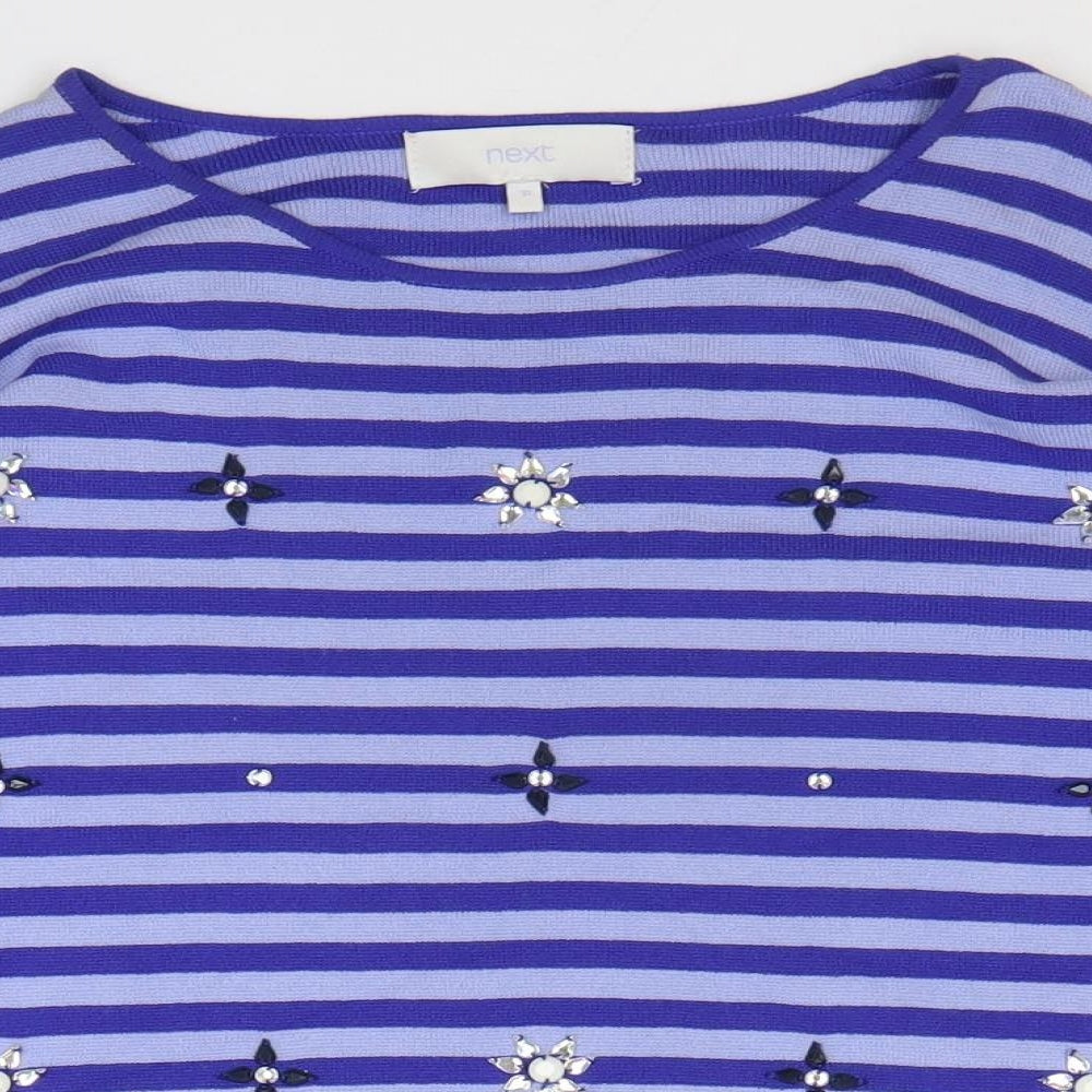 Womens UK Size 10 NEXT Blue Pullover Sweatshirt