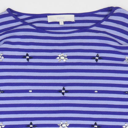 Womens UK Size 10 NEXT Blue Pullover Sweatshirt