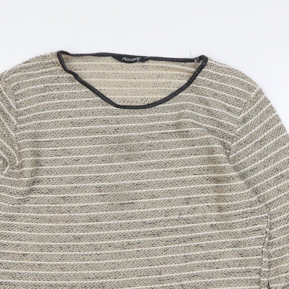 Womens UK Size 16 Alexara Gold Pullover Jumper