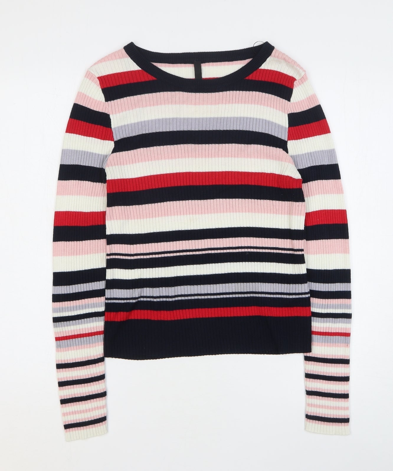 Womens UK Size L H&M Multicoloured Pullover Jumper