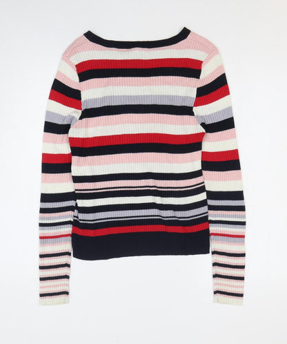 Womens UK Size L H&M Multicoloured Pullover Jumper