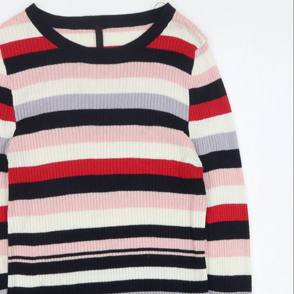 Womens UK Size L H&M Multicoloured Pullover Jumper