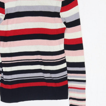 Womens UK Size L H&M Multicoloured Pullover Jumper