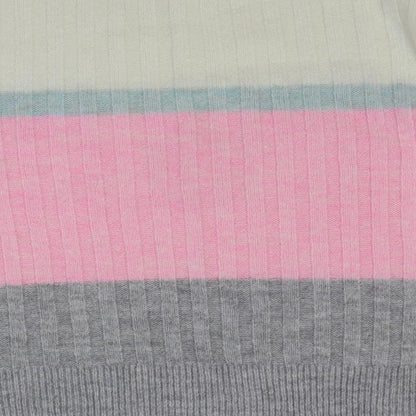 Womens UK Size S Papaya Multicoloured Pullover Jumper