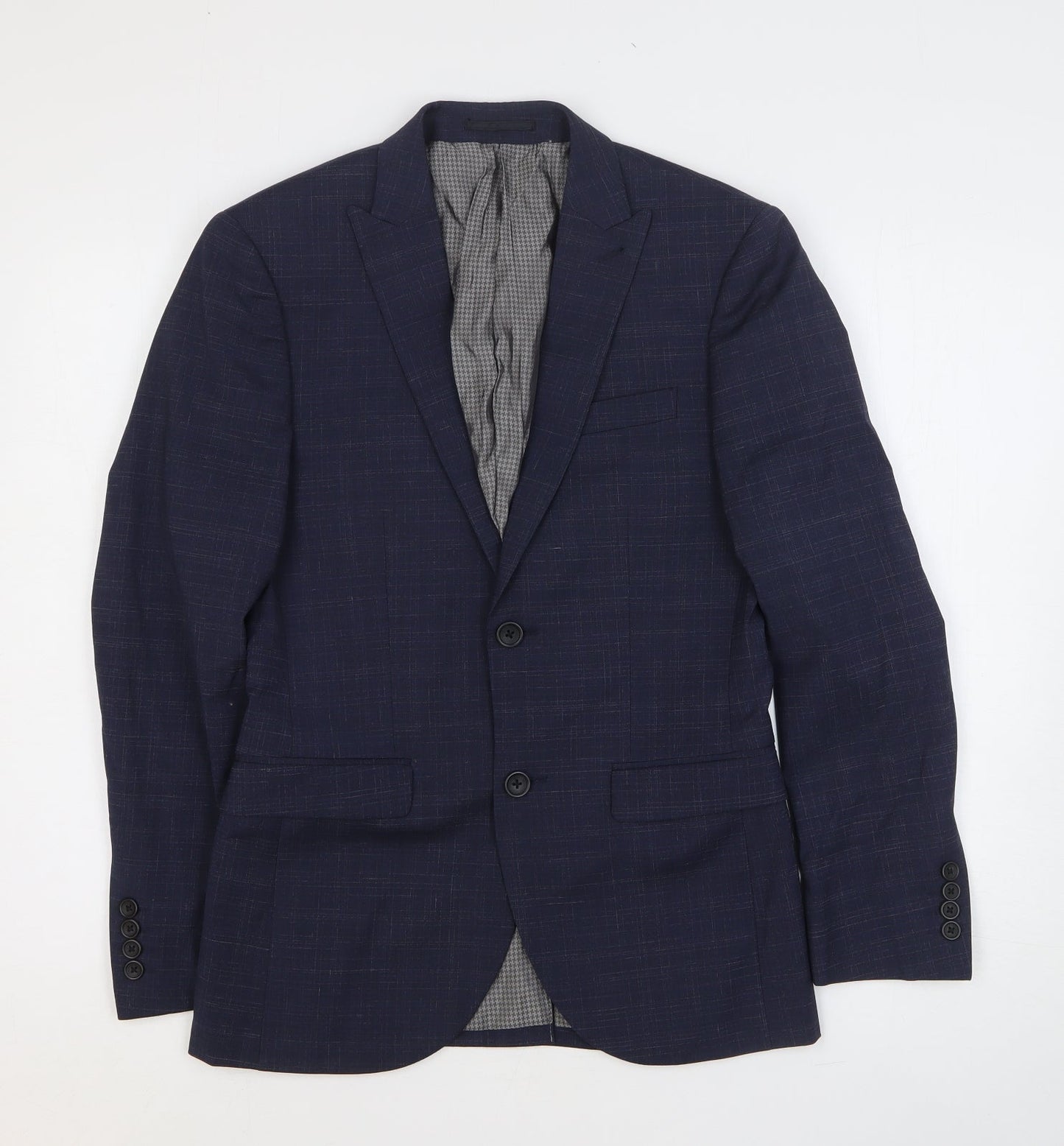 Mens UK Size 34 NEXT Regular Blue Suit Jacket