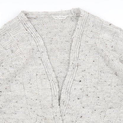 Womens UK Size 12 Miss Selfridge Grey Cardigan Jumper
