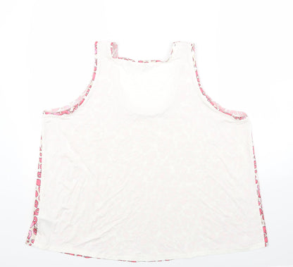 Womens UK Size 20 Marks and Spencer Pink Basic Tank