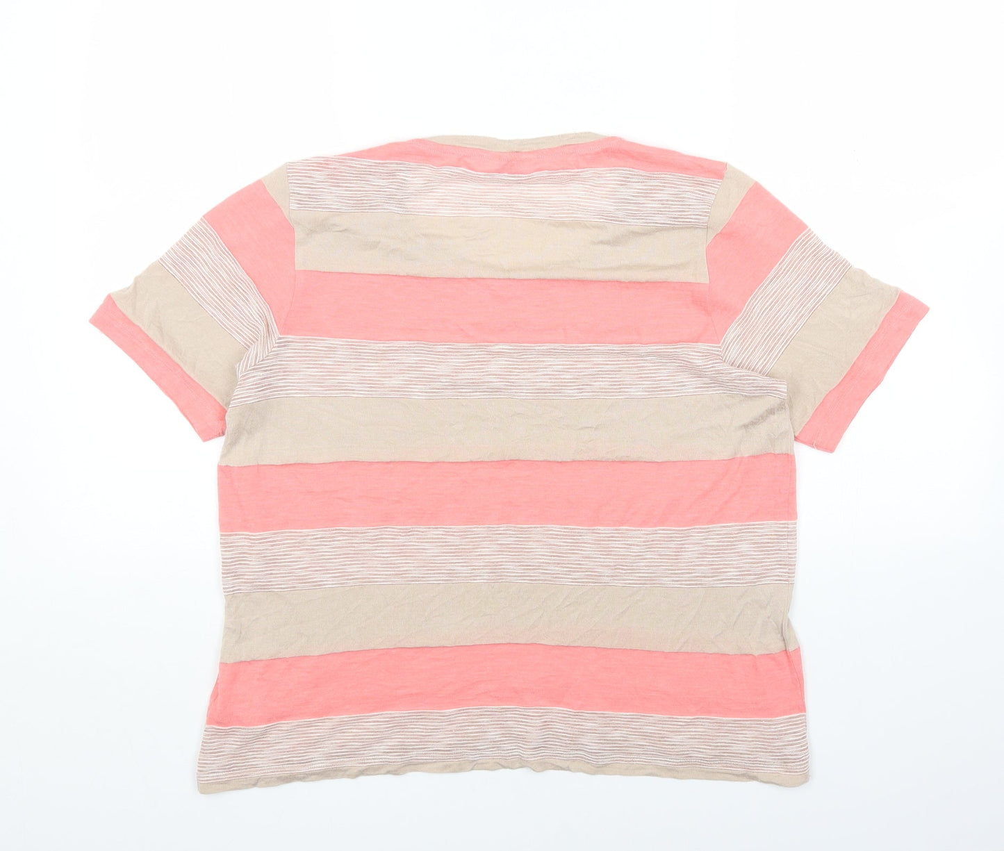 Womens UK Size 16 Marks and Spencer Multicoloured Basic T-Shirt
