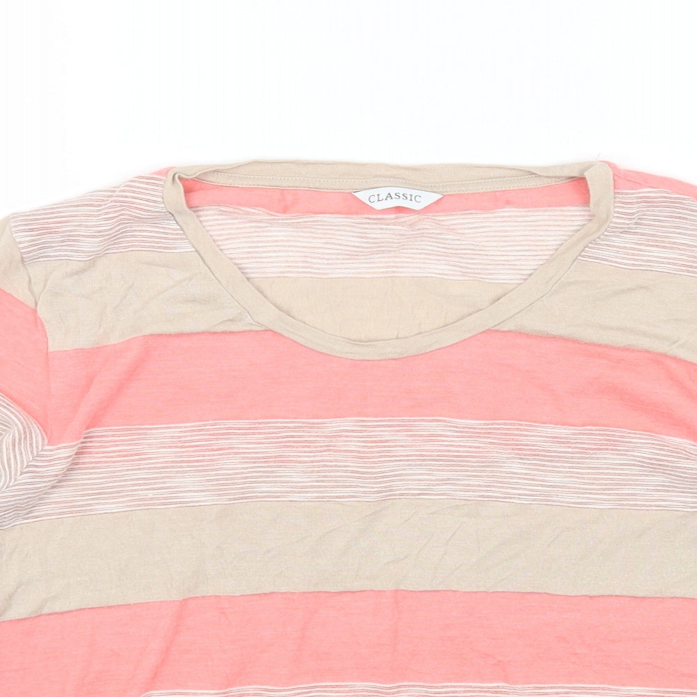 Womens UK Size 16 Marks and Spencer Multicoloured Basic T-Shirt