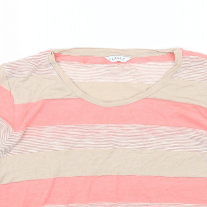 Womens UK Size 16 Marks and Spencer Multicoloured Basic T-Shirt