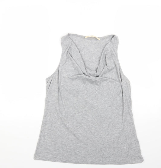 Womens UK Size 14 Label Lab Grey Basic Tank