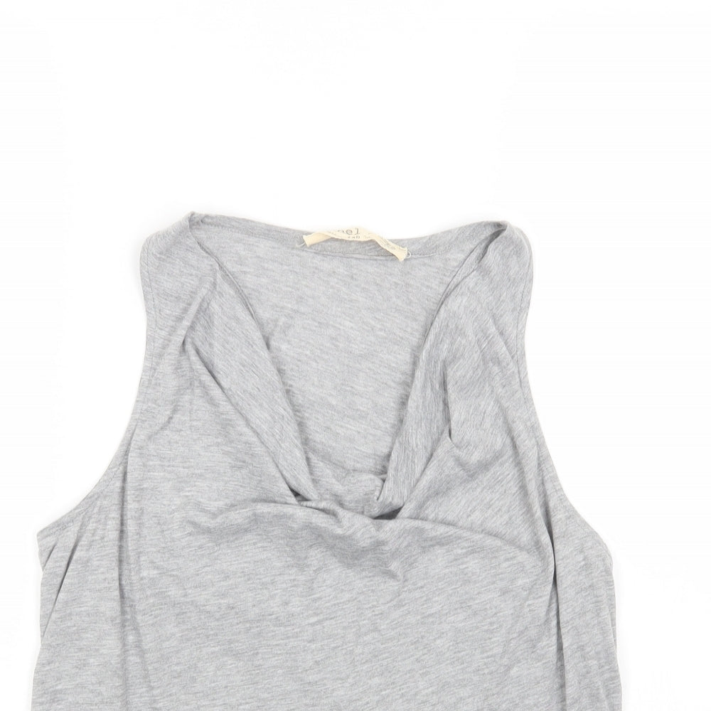 Womens UK Size 14 Label Lab Grey Basic Tank