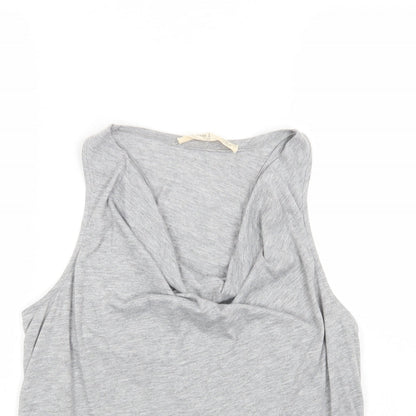 Womens UK Size 14 Label Lab Grey Basic Tank