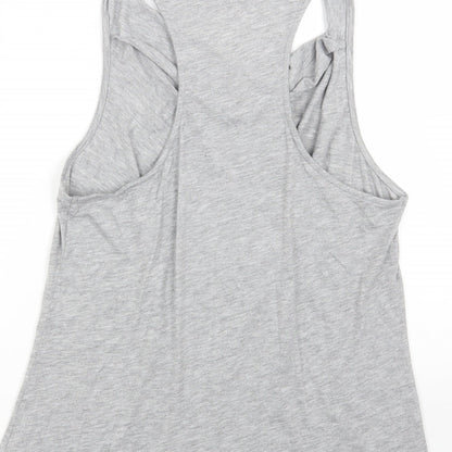 Womens UK Size 14 Label Lab Grey Basic Tank