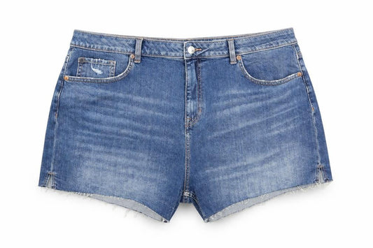 Womens UK Size 22 Marks and Spencer Regular Fit Cut-Off Shorts