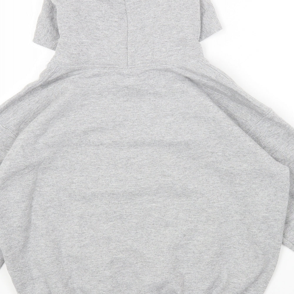 Preworn Womens Grey Cotton Pullover Hoodie Size M Pullover - Eat Sleep Dance Repeat