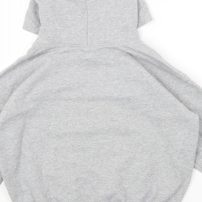 Preworn Womens Grey Cotton Pullover Hoodie Size M Pullover - Eat Sleep Dance Repeat