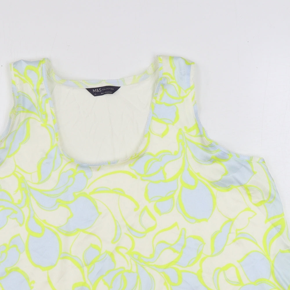 Womens UK Size 22 Marks and Spencer Multicoloured Basic Tank