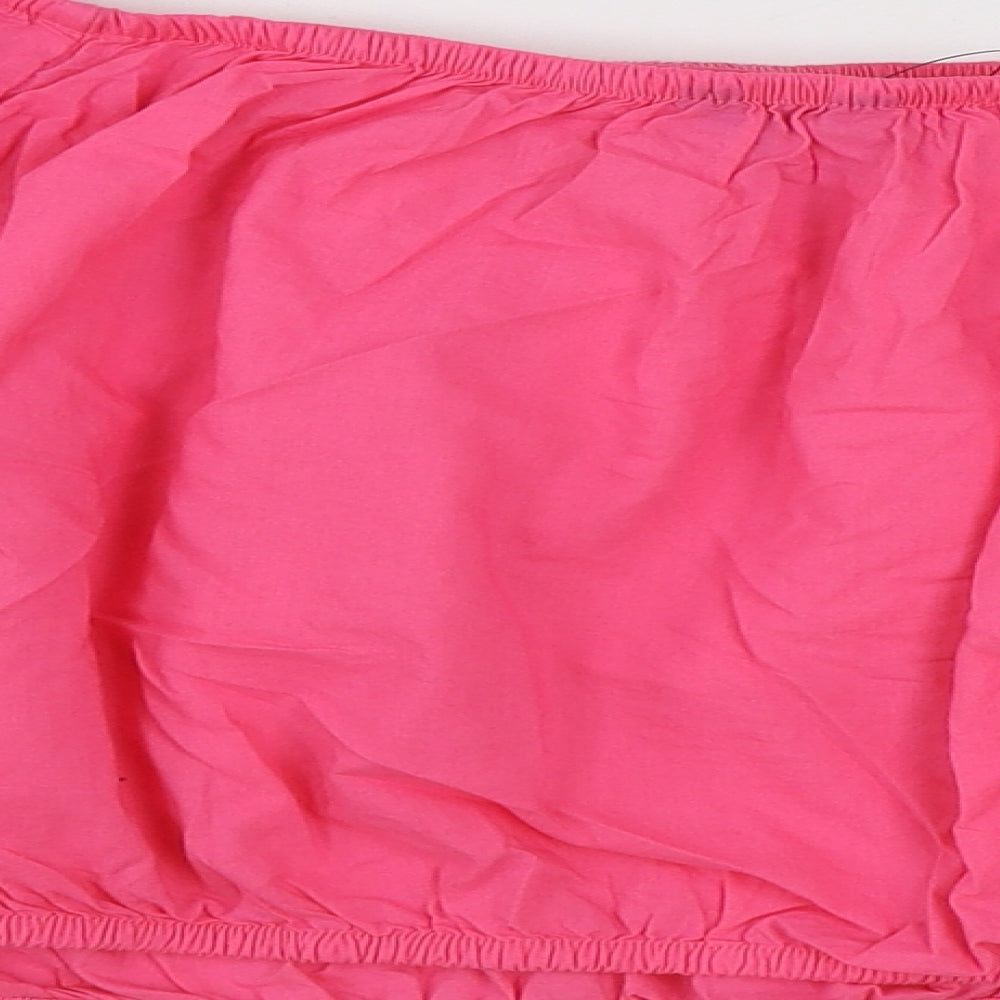 Womens UK Size 18 Marks and Spencer Pink Basic Blouse
