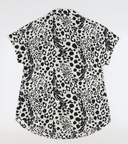 Womens UK Size 6 Marks and Spencer Ivory Basic Blouse