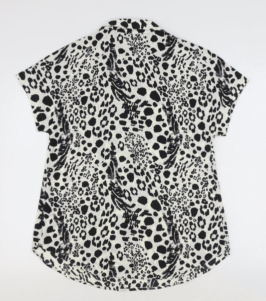 Womens UK Size 6 Marks and Spencer Ivory Basic Blouse