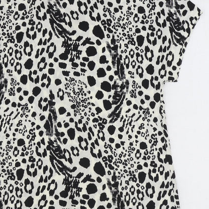 Womens UK Size 6 Marks and Spencer Ivory Basic Blouse