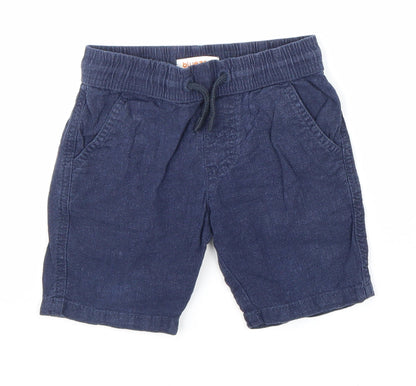 Debenhams Boys Blue Viscose Cropped Trousers Size 18-24 Months