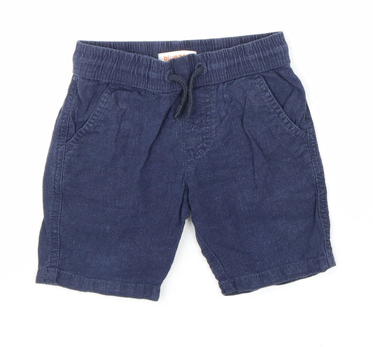 Debenhams Boys Blue Viscose Cropped Trousers Size 18-24 Months