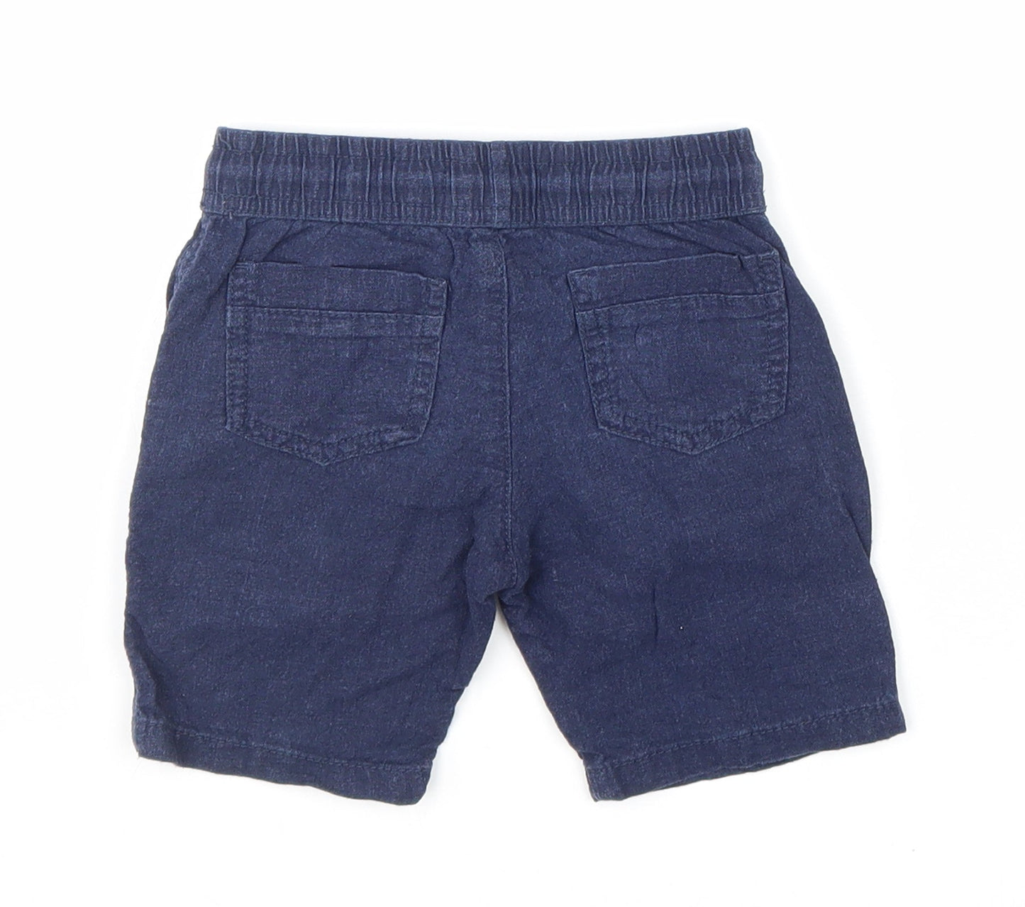 Debenhams Boys Blue Viscose Cropped Trousers Size 18-24 Months