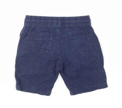Debenhams Boys Blue Viscose Cropped Trousers Size 18-24 Months