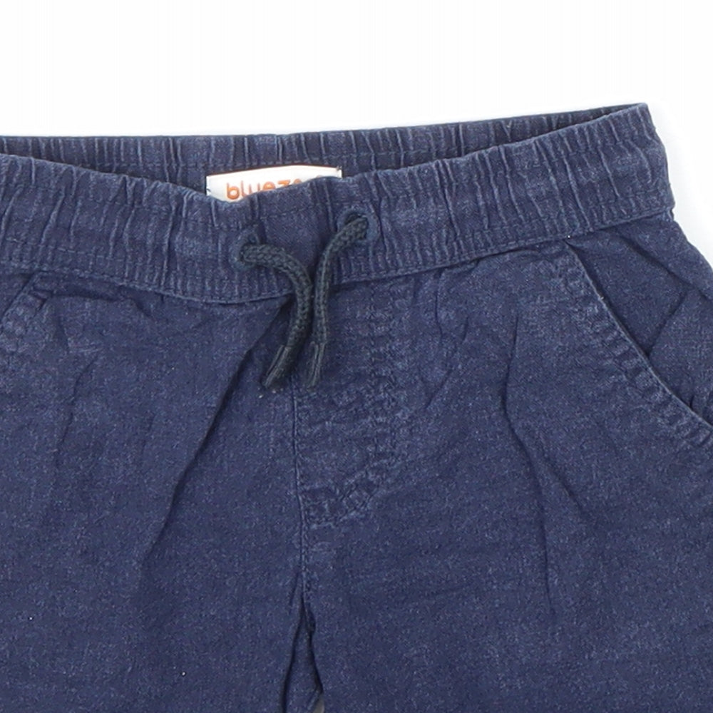 Debenhams Boys Blue Viscose Cropped Trousers Size 18-24 Months