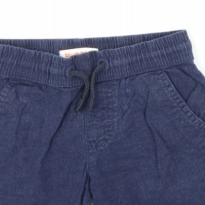 Debenhams Boys Blue Viscose Cropped Trousers Size 18-24 Months